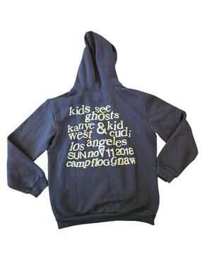 Kids See Ghosts Camp Flog Gnaw Hoodie- XL
